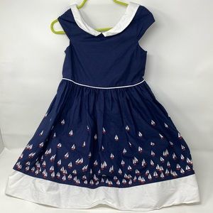 Navy blue dress for girl